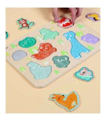 CLASSIC WORLD Puidust pusle: sobita loomad