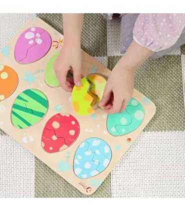 CLASSIC WORLD puidust pusle: dinosauruse munad