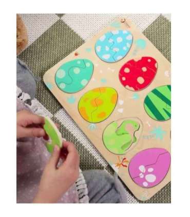 CLASSIC WORLD puidust pusle: dinosauruse munad