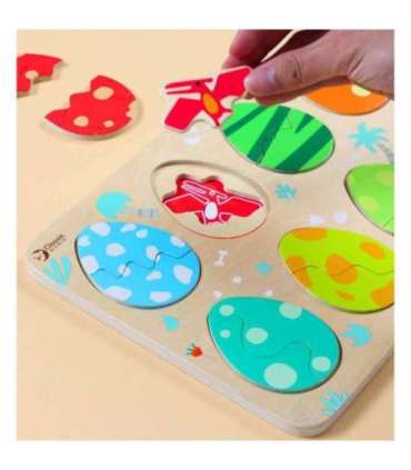 CLASSIC WORLD puidust pusle: dinosauruse munad