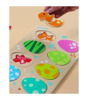 CLASSIC WORLD puidust pusle: dinosauruse munad