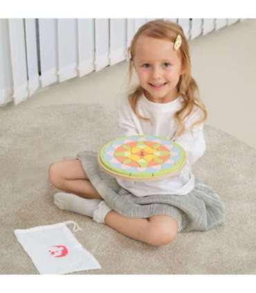 CLASSIC WORLD Pastellne Mandala Montessori Pusle Mosaiik Lilled