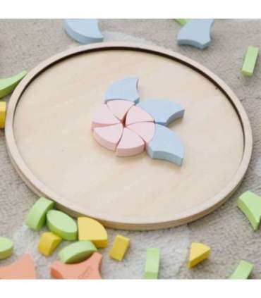 CLASSIC WORLD Pastellne Mandala Montessori Pusle Mosaiik Lilled