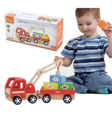 VIGA puidust kraana koos konteineritega