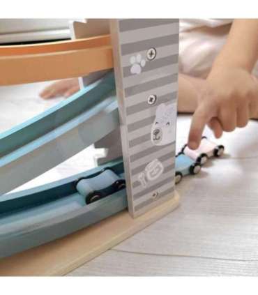 VIGA PolarB puidust liuglaud mänguautodele - võidusõidurada