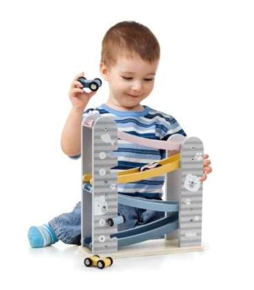 VIGA PolarB puidust liuglaud mänguautodele - võidusõidurada