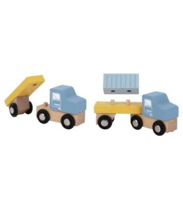 TOOKY TOY puidust sadamakraana komplekt