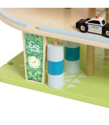 CLASSIC WORLD puidust 3-korruseline XL-garaaž liftiga 'Eko tsoon'