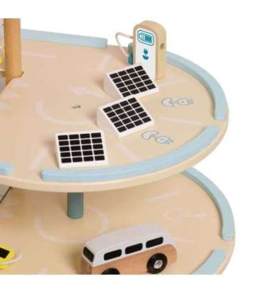 CLASSIC WORLD puidust 3-korruseline XL-garaaž liftiga 'Eko tsoon'