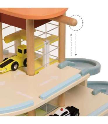 CLASSIC WORLD puidust 3-korruseline XL-garaaž liftiga 'Eko tsoon'