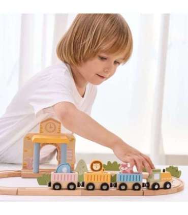 Viga PolarB puidust rongikomplekt, 30 osa.