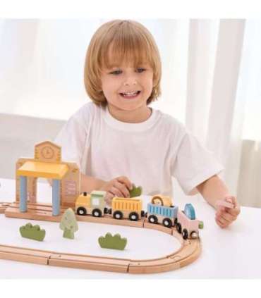 Viga PolarB puidust rongikomplekt, 30 osa.