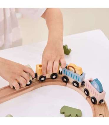 Viga PolarB puidust rongikomplekt, 30 osa.