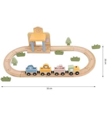 Viga PolarB puidust rongikomplekt, 30 osa.