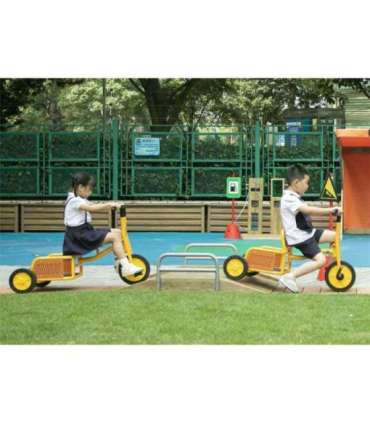 CLASSIC WORLD EDU puidust ramp-sild ja rambi sissepääs jalgrattarajale