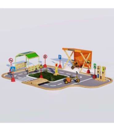 CLASSIC WORLD EDU puidust ramp-sild ja rambi sissepääs jalgrattarajale