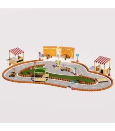 CLASSIC WORLD EDU puidust ramp-sild ja rambi sissepääs jalgrattarajale