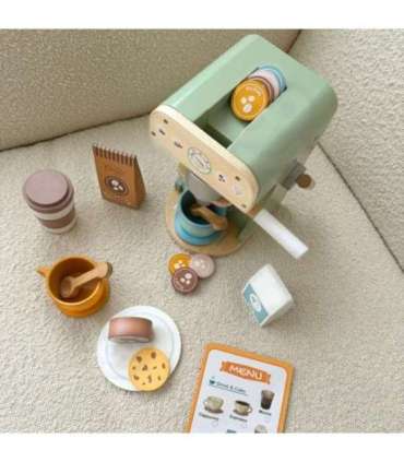 WOOPIE GREEN Drewniany Ekspres do Kawy Cukiernia Barista 25 el.