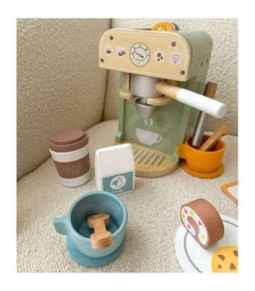 WOOPIE GREEN Drewniany Ekspres do Kawy Cukiernia Barista 25 el.