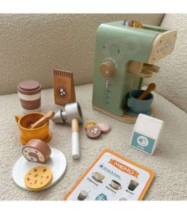 WOOPIE GREEN Drewniany Ekspres do Kawy Cukiernia Barista 25 el.