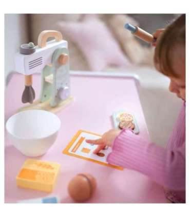 WOOPIE GREEN Drewniany Mikser Kuchenny Blender z Akcesoriami 11 el.