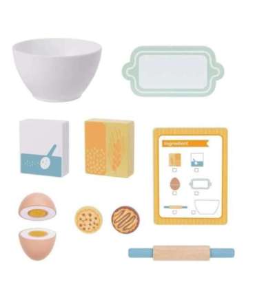 WOOPIE GREEN Drewniany Mikser Kuchenny Blender z Akcesoriami 11 el.