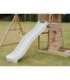 AXI Drewniany Duży Plac Zabaw Huśtawki Zjeżdżalnia Wieża + Piaskownica - Biały
