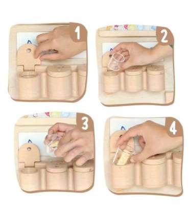 MASTERKIDZ Tablica Edukacyjna Zmysł Węchu Montessori