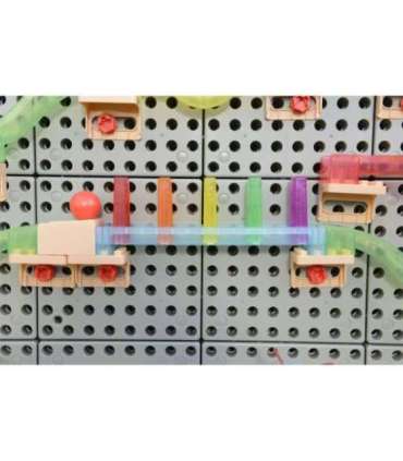 MASTERKIDZ Zestaw Konstrukcyjny Tor dla Piłek Tablica STEM 209elementów