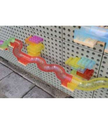 MASTERKIDZ Zestaw Konstrukcyjny Tor dla Piłek Tablica STEM 209elementów