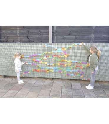 MASTERKIDZ Zestaw Konstrukcyjny Tor dla Piłek Tablica STEM 209elementów