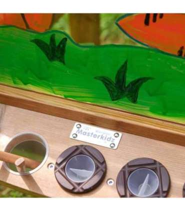 MASTERKIDZ 4 Stronna Tablica Przezroczysta Akrylowa Do Malowania + Kubeczki