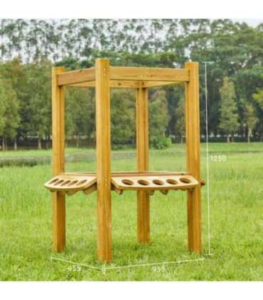 MASTERKIDZ 4 Stronna Tablica Przezroczysta Akrylowa Do Malowania + Kubeczki