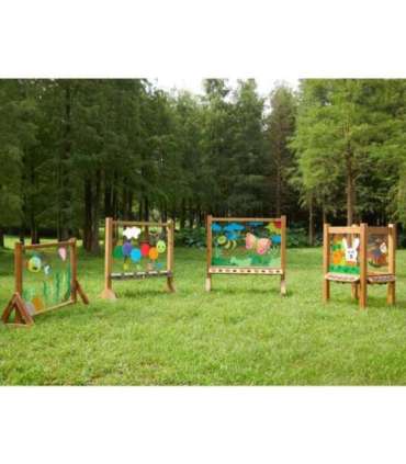 MASTERKIDZ 4 Stronna Tablica Przezroczysta Akrylowa Do Malowania + Kubeczki