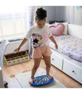 VIGA Sensoryczna Drewniana Deska do balansowania z labiryntem