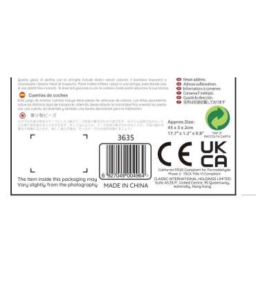 CLASSIC WORLD Drewniane Klocki do Nawlekania Ruch Drogowy 13 el.