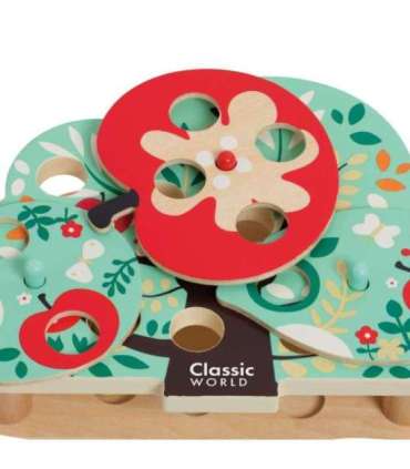 CLASSIC WORLD Magnetyczna Gra Zręcznościowa Złap Robaczka 16 el.