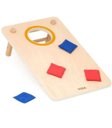 Viga 2 в 1 игра на ловкость: крестики-нолики + корнхол — метание в цель