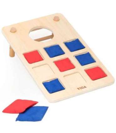 Viga 2 в 1 игра на ловкость: крестики-нолики + корнхол — метание в цель