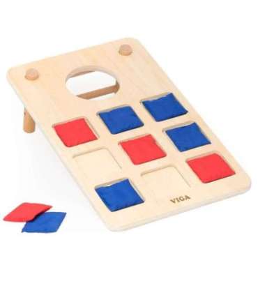 Viga 2 в 1 игра на ловкость: крестики-нолики + корнхол — метание в цель