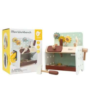 CLASSIC WORLD Drewniany Warsztat Małego Majsterkowicza z Narzędziami