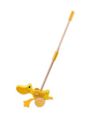 CLASSIC WORLD деревянная каталка-уточка для детей