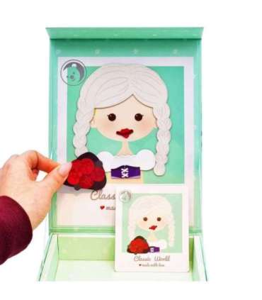 CLASSIC WORLD магнитный пазл «Принцессы», 44 шт.