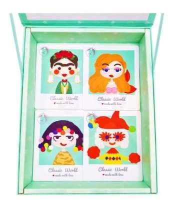 CLASSIC WORLD магнитный пазл «Принцессы», 44 шт.