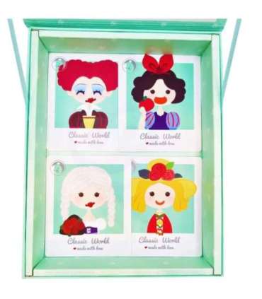 CLASSIC WORLD магнитный пазл «Принцессы», 44 шт.