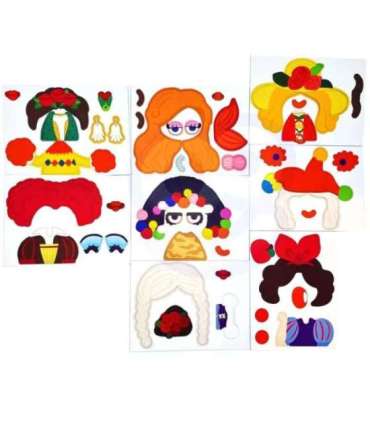 CLASSIC WORLD магнитный пазл «Принцессы», 44 шт.