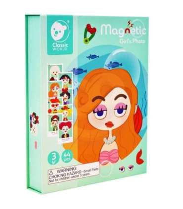 CLASSIC WORLD магнитный пазл «Принцессы», 44 шт.