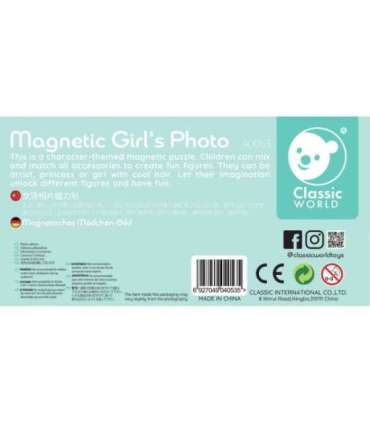 CLASSIC WORLD магнитный пазл «Принцессы», 44 шт.
