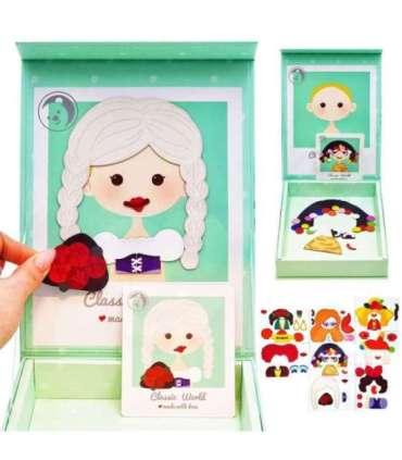 CLASSIC WORLD магнитный пазл «Принцессы», 44 шт.