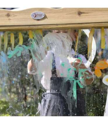 CLASSIC WORLD EDU Zestaw Dwustronna Tablica Sztaluga do Malowania Z Pompą Wody